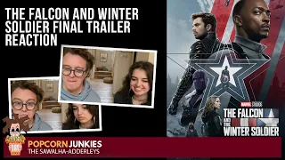 The Falcon and Winter Soldier (FINAL TRAILER) The Popcorn Junkies REACTION