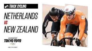 MEN'S SPRINT - TRACK CYCLING | Netherlands vs New Zealand Highlights | Olympic Games - Tokyo 2020