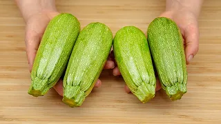 A friend from Spain taught me how to cook zucchini so delicious! Delicious! Top1 ASMR