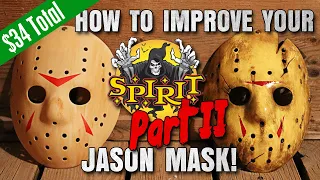 How to Improve Your Spirit Halloween Jason Mask: Part II - $34 Friday the 13th DIY