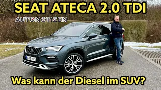 Seat Ateca 2.0 TDI 4Drive (150 PS): Kompakt-SUV mit Diesel im Test | Review | 2021 / 2022