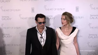 Johnny Depp and Amber Heard attended Art of Elysium gala