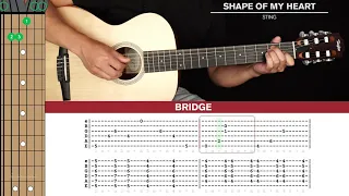 Shape Of My Heart Guitar Cover Sting 🎸|Tabs + Chords|