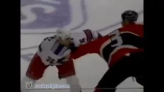 Zdeno Chara vs Matt Barnaby Jan 6, 2003