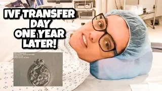 IVF EMBRYO TRANSFER ONE YEAR LATER | ONE EMBRYO SPLIT | IVF JOURNEY/ LIFEWITHLO