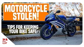 Motorcycle STOLEN! These will help you keep your bike!