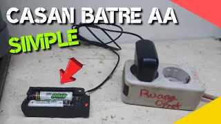Cara Membuat Charger Batre AA-Batre Rechargeable