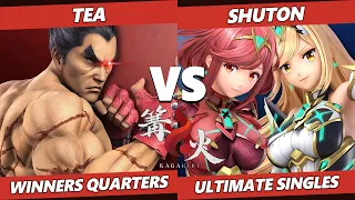 Kagaribi 5 Winners Quarters - Tea (Pac-Man, Kazuya) Vs. Shuton (Olimar, Pyra Mythra) SSBU Ultimate