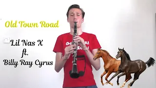 Lil Nas X ft. Billy Ray Cyrus - Old Town Road (Clarinet cover)