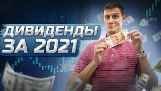 Мои дивиденды за 2021 год. Инвестиции в акции