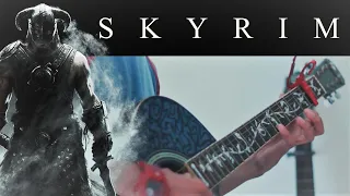 Skyrim Main Theme [ Fingerstyle Guitar Cover & Tutorial Tabs!! ]