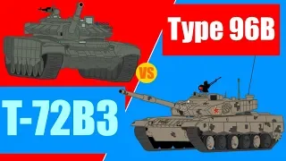 T-72B3 vs Type 96B - Tank Arena Episode 2.