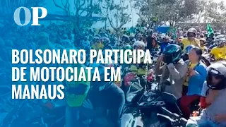 Bolsonaro participa de motociata em Manaus após morte de Dom e Bruno