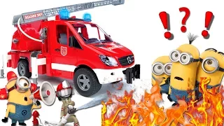 ПОЖАРНАЯ МАШИНА БРУДЕР Fire Truck BRUDER !!! МАШИНКИ для МАЛЬЧИКОВ !!!