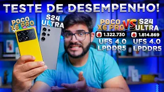 Eita! Poco X6 pro é tão potente quanto o Galaxy S24 Ultra? Comparativo de velocidade! Speed test