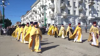 Святкування на честь святителя Миколая Чудотворця на місці зруйнованого храму 21.05.2017