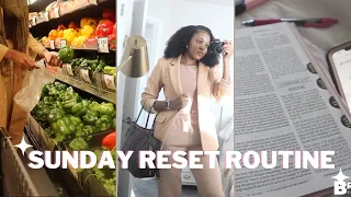 My Weekly Sunday Reset Routine | journaling + cleaning + grocery shopping + self-care + MORE!