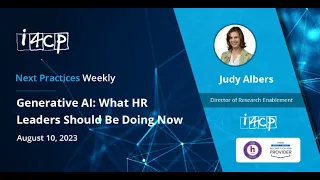 Generative AI: What HR Leaders Should Be Doing Now