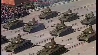 T-34 tanks (Soviet parades 1941-1990)
