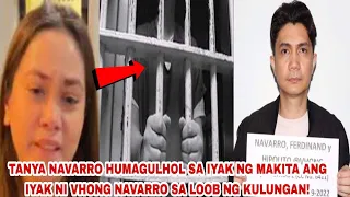 Tanya Navarro naiyak dahil sa sitwasyon ni VHONG NAVARRO sa kulungan