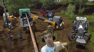 Rzut kłodą ! Rżniemy aż wióry lecą ! Farming Simulator 2017 Zawód Drwal #1 #S02