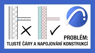 Tlusté řezové čáry v Archicadu #1 – proč už je nepoužívám 💪