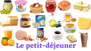 Le petit-déjeuner ☕️ 🍞 🥖 🥐 .Apprendre le vocabulaire de petit-déjeuner facilement.