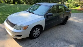 2001 beater Toyota Avalon! 366000 miles! pov test drive! Walkaround