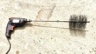 Super Quick Potato Peeling using Drill