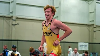 170 – Ayden Lutes {G} of IL CornStars Gold vs. Cooper Wettig {R} of Elite Athletic Club IN