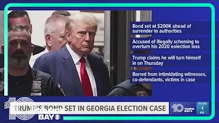 Trump says he will surrender Thursday on Georgia charges