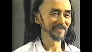 Yohji Yamamoto and Mikio Yahara. Karate training