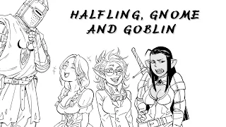 Halfling, Gnome and Goblin || Baalbuddy Comic Dub