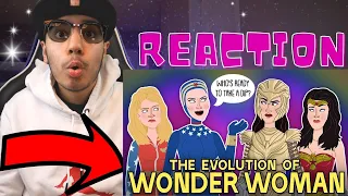 The Evolution of Wonder Woman (Animated) (Tell it Animated) | Reaction!