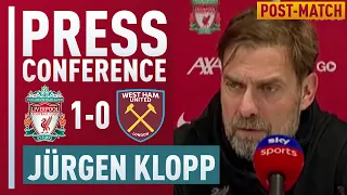 'No Time To Rest!' | Liverpool 1-0 West Ham | Jurgen Klopp Full Post-Match Press Conference