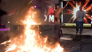 Randy Orton torches The Undertaker’s casket: No Mercy 2005