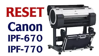 Release Ink Level detection on Canon IPF-670 and IPF-770