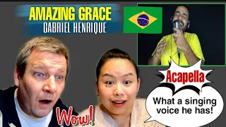 Gabriel Henrique -AMAZING GRACE  cover |Dutch couple REACTION