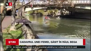 DESCOPERIRE MAGABRĂ ÎN RÂUL BEGA DIN TIMIȘOARA_Știri B1TV_20 apr. 2024