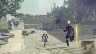 NieR:Automata Part 4.5 Getting your Stuff from Your First body