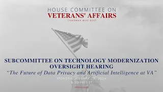 Subcommittee on Technology Modernization Oversight Hearing