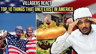 Villagers React to Top 10 Things That Only Exist in America ! Tribal People React