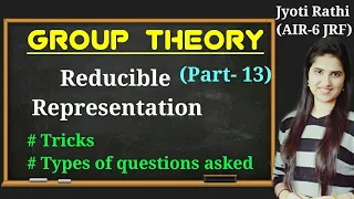 Reducible representation group theory|C2v C3v Td Point group with tricks for CSIR-NET GATE Chemistry