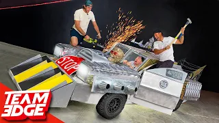 We Armored a Car and Then Destroyed It!