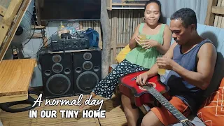 This is our typical day in our 16sqm. tiny home | Fresh Lime juice and Mixed veggie stew