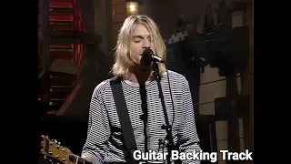 Rape Me - Nirvana - Live at SNL 1993 - (Guitar Backing Track)