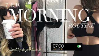 7AM MORNING ROUTINE (2024) - productive, healthy habits, & self-care