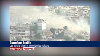 Carrefour- feuille | Les bandits pillent et incendient les maisons