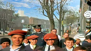 Pigtown, Baltimore 1920's in color [60fps, Remastered] w/sound design