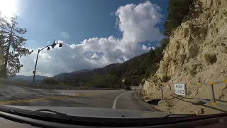 4K. Hwy 330 down and Hwy 38 back up to Big Bear Lake, CA. 9/4/18. San Bernardino National Forest.